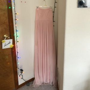 Pink bridesmaid dress